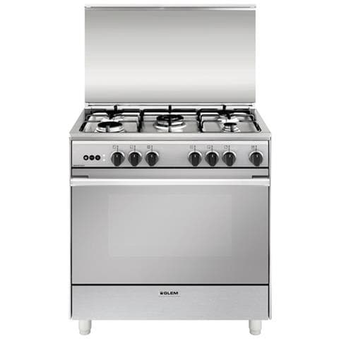 Cucina a Gas U855VI 5 Fuochi Gas Forno Gas Classe A Dimensioni 80x50 Colore Inox Serie Unica - Foto 6