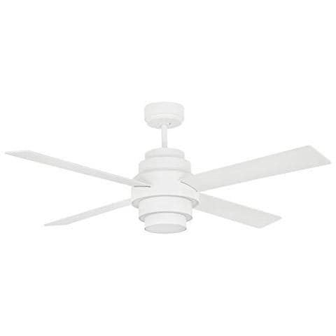Disc Fan Led Ventilatore da Soffitto Bianco con Motore Dc con Luce - Foto 1