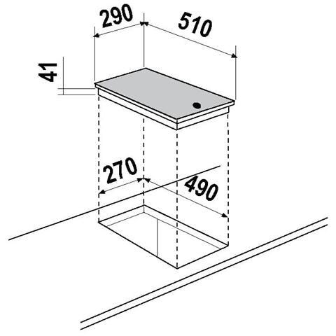 Piano Cottura STI32 a Induzione 2 Zone Cottura da 30 cm Colore Nero - Foto 2
