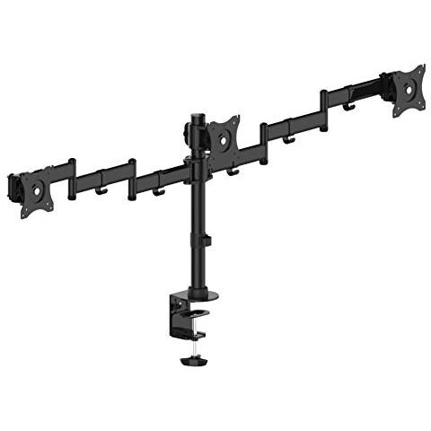 Supporto da Tavolo per Triplo Schermo 15"-27" Fino a Vesa 100x100 - Foto 1