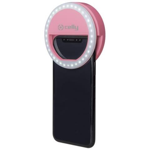 Clicklightpro Luce Flash Aggiuntiva per Smartphone e Tablet - Colore Rosa - Foto 1