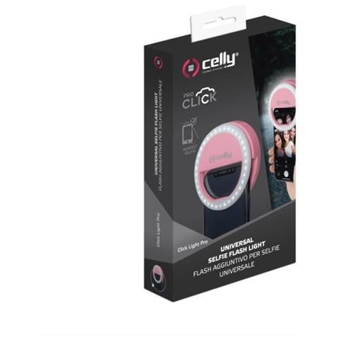 Clicklightpro Luce Flash Aggiuntiva per Smartphone e Tablet - Colore Rosa - Foto 4