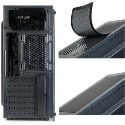 Case Cristal Tower ATX / Micro-ATX / Mini-ITX 1 Porte USB 3.0 Colore Nero (Finestrato) - Foto 6