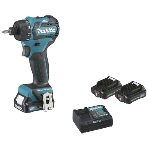 Cacciavite A Forare 12v Cxt - 2 Batterie Bl1020b 2.0ah - 1 Caricabatterie Veloce Dc10sa Df032dsae - Foto 3