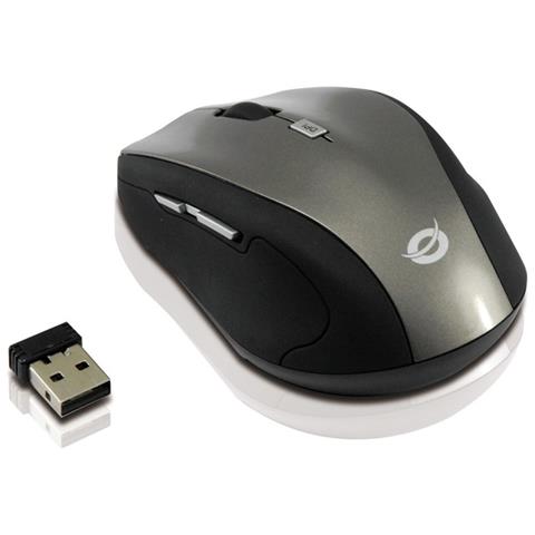 Mouse da Viaggio Wireless CLLM5BTRVWL Ottico 5 Tasti 1600 DPI Colore Nero / Grigio - Foto 1