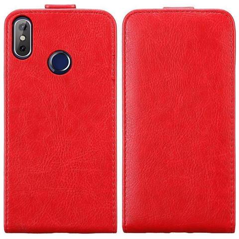 Custodia Compatibile Con Cubot J3 Pro In Rosso Mela - Coperchio Protettivo In Design Flip Con Chiusura Magnetica - Foto 10