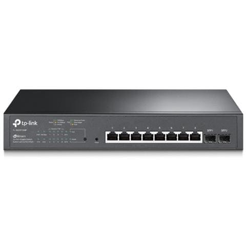 Switch TL-SG2210MP 8 Porte Gigabit PoE+ 10 / 100 / 1000 Mbps RJ-45 con 2 Porte SFP - Foto 1