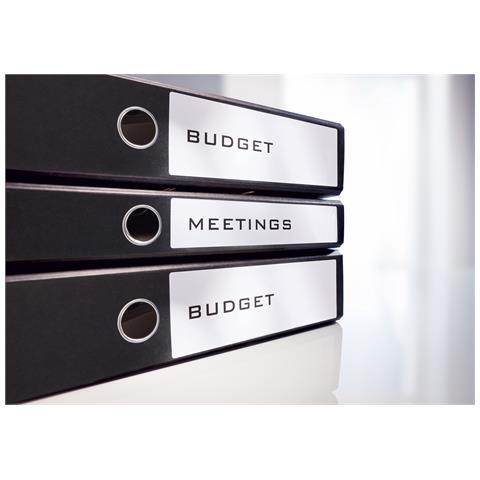 AS0722470 etichetta autoadesiva Rettangolo Permanente Bianco 110 pz - Foto 3