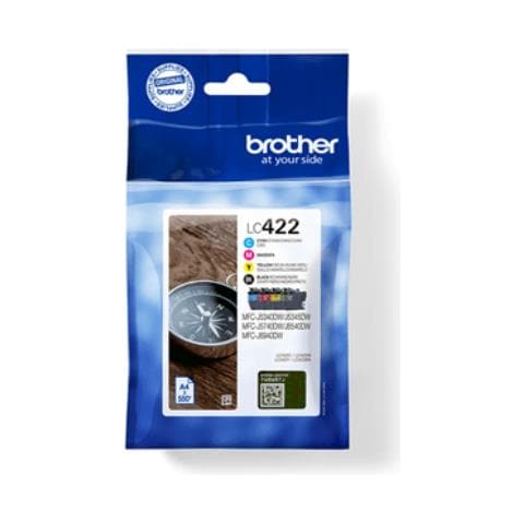 LC422VAL Cartuccia Ink Originale Nero / Ciano / Magenta / Giallo per MFC-J5340DW / MFC-J6540DW Capacità 1650 Pagine Confezione 4 pz - Foto 3