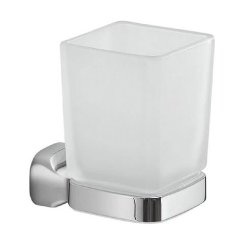 Portaspazzolini Da Muro In Acciaio Inox E Cromall St10 Gedy Serie Stelvio Cromato - Foto 1