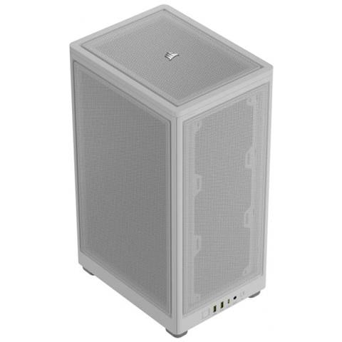 Case Per Pc - Corsair - Icue 2000d Airflow - Mini Itx - Pannelli In Acciaio - Ventola Af120 Slim Incluso - Bianco - (cc -9011245 -ww) - Foto 1