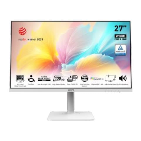 Monitor Modern MD272QXPW 27" IPS 2560 x 1440 100 HZ 1 ms Colore Bianco - Foto 1