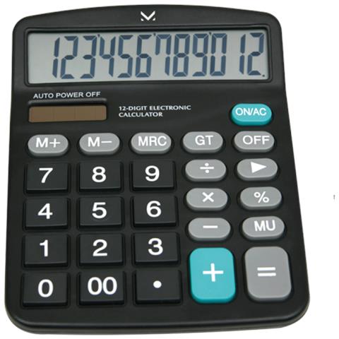 K30 calcolatrice Desktop Calcolatrice con display Nero - Foto 1