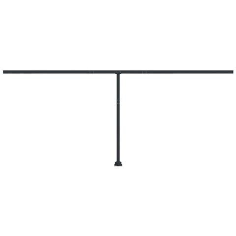 Set Pali Per Tenda Da Sole Antracite 600x245 Cm Ferro - Foto 3