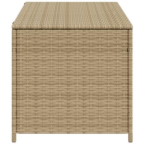 Contenitore Da Giardino Beige Misto 190l In Polyrattan - Foto 10