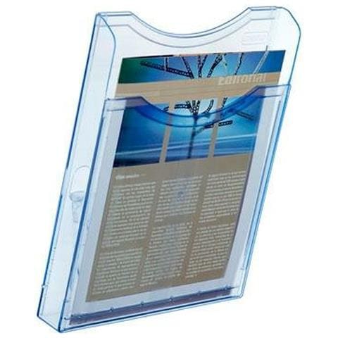 Espositore Da Bancone Archiplay Da Muro Din A4 Trasparente Azzurro - Foto 1