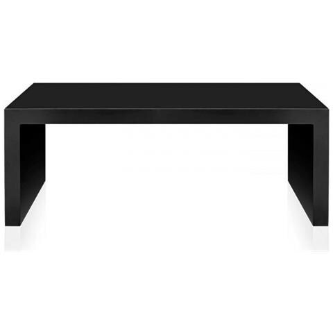 Tavolino Basso Da Interno Salotto In Mdf Laccato 120x60x43h Cm Chick Bloir - Black - Foto 1