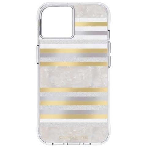 Cover Per Iphone 14 Magsafe Testurizzata A Righe Brillanti, Multicolore - Foto 1