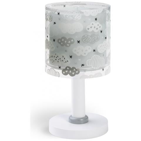 Lampada Da Comodino Per Bambini Clouds Nuvole Grigio - Foto 1
