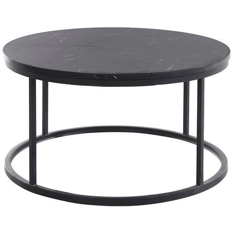 Greco Tavolino In Mdf Nero Mamor - Foto 2