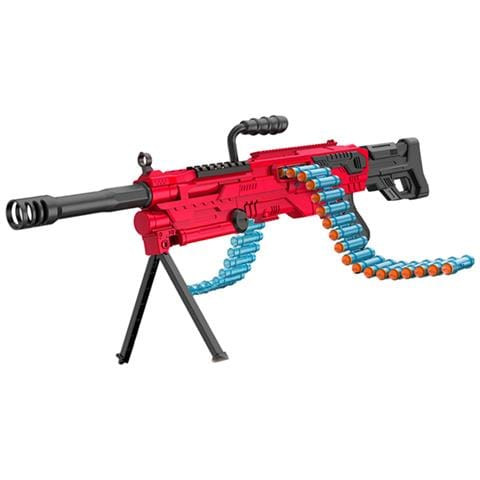 Fucile Di Precisione A Dardi Di Schiuma Motorizzato Modello Sniper, Rosso / Nero - Foto 1