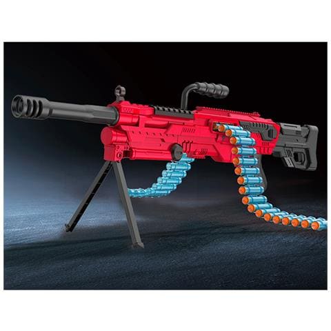 Fucile Di Precisione A Dardi Di Schiuma Motorizzato Modello Sniper, Rosso / Nero - Foto 2