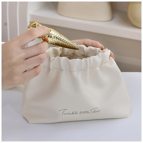 Piccola Borsa Per Il Trucco, Organizer Per Rossetto White S - Foto 2