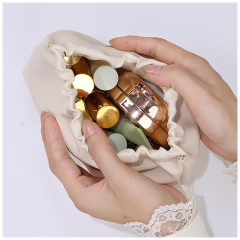 Piccola Borsa Per Il Trucco, Organizer Per Rossetto White S - Foto 5