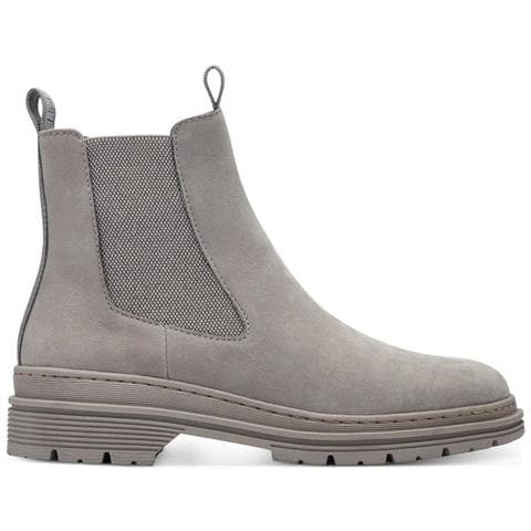 Light Grey Casual Closed Chelsea Booties Stivaletti Pelle Scarpe Donna Grigio Eu 39, 1-25436-41 204 - Foto 2