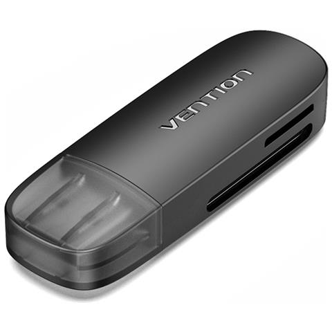 Vention CLEB0 lettore di schede USB Nero - Foto 1