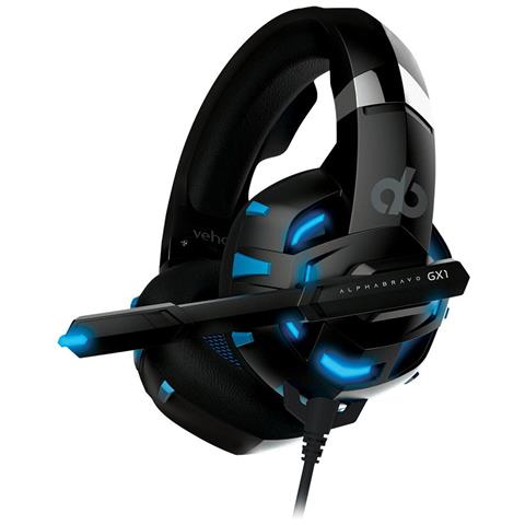 Cuffia Gaming VAB-001-GX1 Cablata Nero - Foto 1