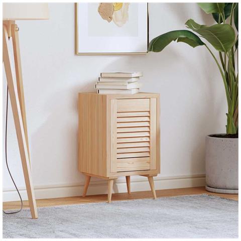 Anta Con Design A Lamelle 39,5x29,5 Cm In Legno Di Pino - Foto 3