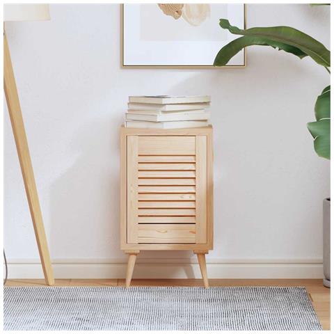 Anta Con Design A Lamelle 39,5x29,5 Cm In Legno Di Pino - Foto 1