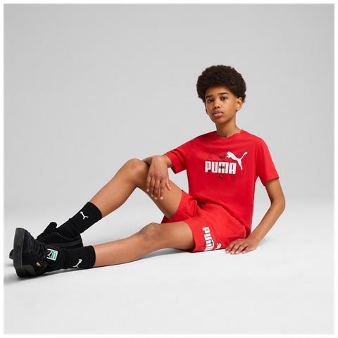 Ess Logo Lab Summer Tee B 68579511, Bambini, Rosso, 176 - Foto 2