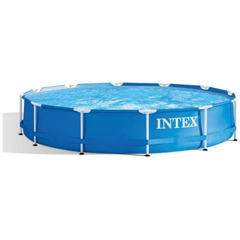 Piscina Fuori Terra - In Giro - 366x366x76 Cm - Blu - Include Accessori Coordinati Cb78 - Foto 2