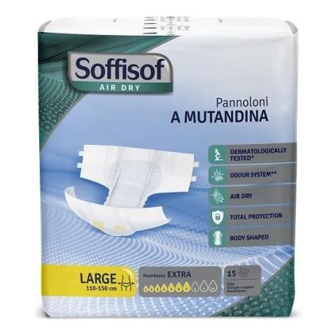 Soffisof Pannolone A Mutandina Tg.L 15Pz Assorbenza Extra - Foto 1