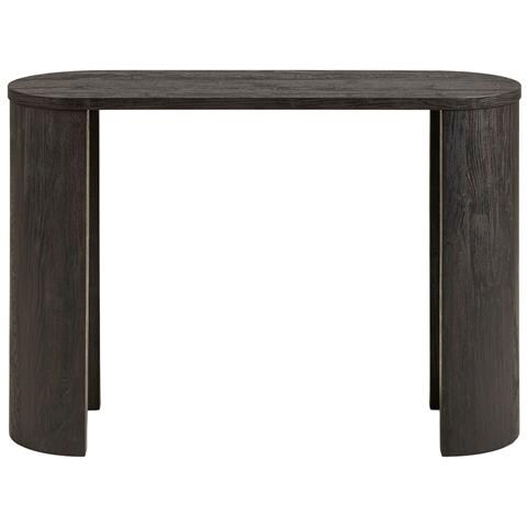 Tavolo Consolle Bibione - Nero - Mdf - 114x38x75 Cm - Foto 1