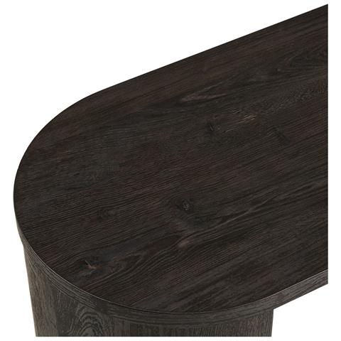 Tavolo Consolle Bibione - Nero - Mdf - 114x38x75 Cm - Foto 5