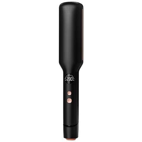 Piastra Per Capelli Professionale A Riscaldamento Rapido Per Uso Domestico - Liscia E Riccia 2 In 1 Black - Foto 3