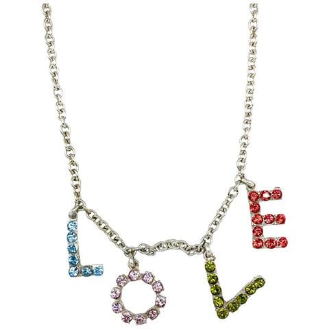 Collana Lunga Mylove, Argento 10µ E Cristallo Sw Multicolore - Foto 2