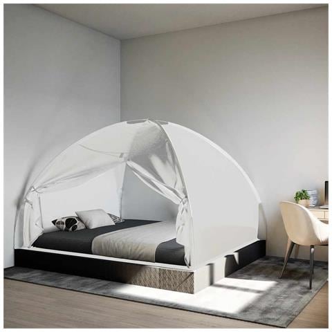 Zanzariera Mongolia con Porte 220 Rete Bianco 200x180x135 cm - Foto 2