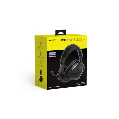 VOID WIRELESS v2 Auricolare Con cavo e senza cavo A Padiglione Gaming USB tipo-C Bluetooth Nero - Foto 2