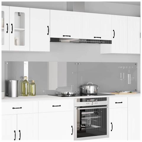 Rivestimento da Cucina 2 pcs Grigio chiaro 120 x 50 cm - Foto 2