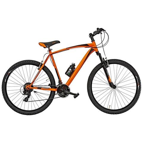 Bici Da Uomo Mountain Bike Misura 27,5 Nv275sf Bicicletta Mtb Nevada Cambio 21v Con Forcella Ammortizzata - 42 Titanio Verde Fluo Opaco - Foto 3