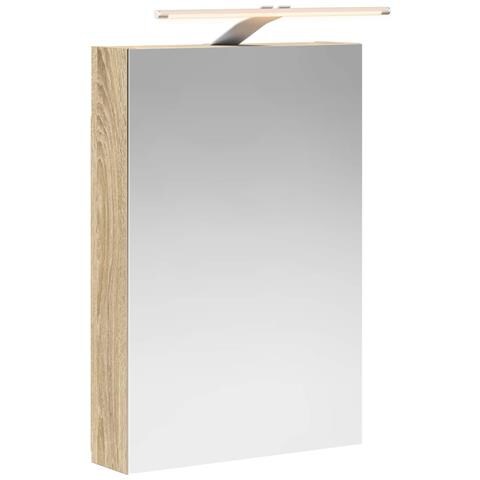 Mobiletto per specchio da bagno con lo scaffale Rovere Sonoma - Foto 1