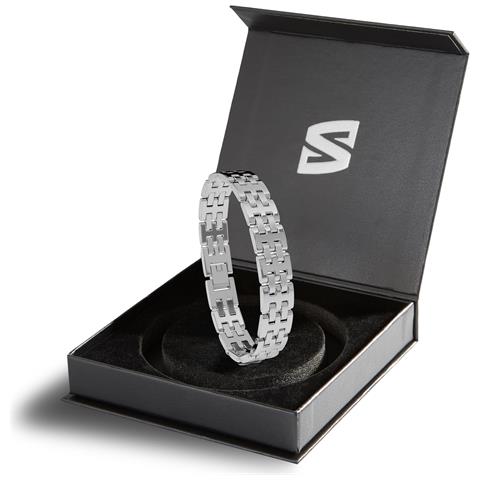 Bracciale Da Uomo Premium ""intense"" In Acciaio Chirurgico 316l, Argento, 23 Cm - Foto 6