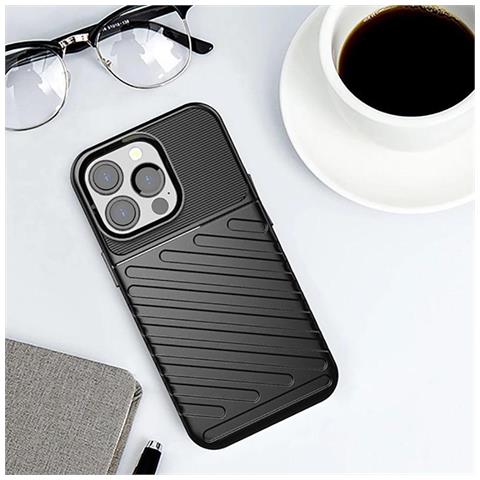 Thunder Case Flessibile, Resistente, Copertura Tpu Per Iphone 13 Pro, Blu - Foto 1