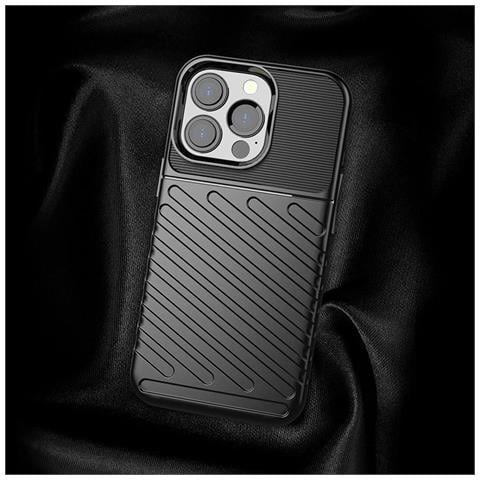 Thunder Case Flessibile, Resistente, Copertura Tpu Per Iphone 13 Pro, Blu - Foto 7