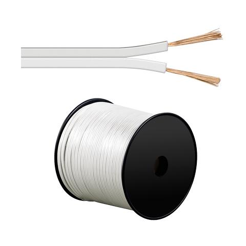 ICOC AU-BI25 - Cavo Audio per diffusori acustici Bianco 2,5 mm² matassa 100mt - Foto 1
