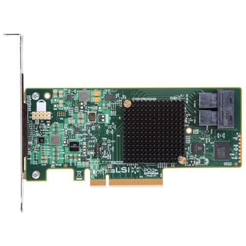 RS3WC080, SAS, Serial ATA III, PCI Express x8, Half-height (low-profile), 0, 1, 5, 10, 50, LSI3008, 12 Gbit / s - Foto 1